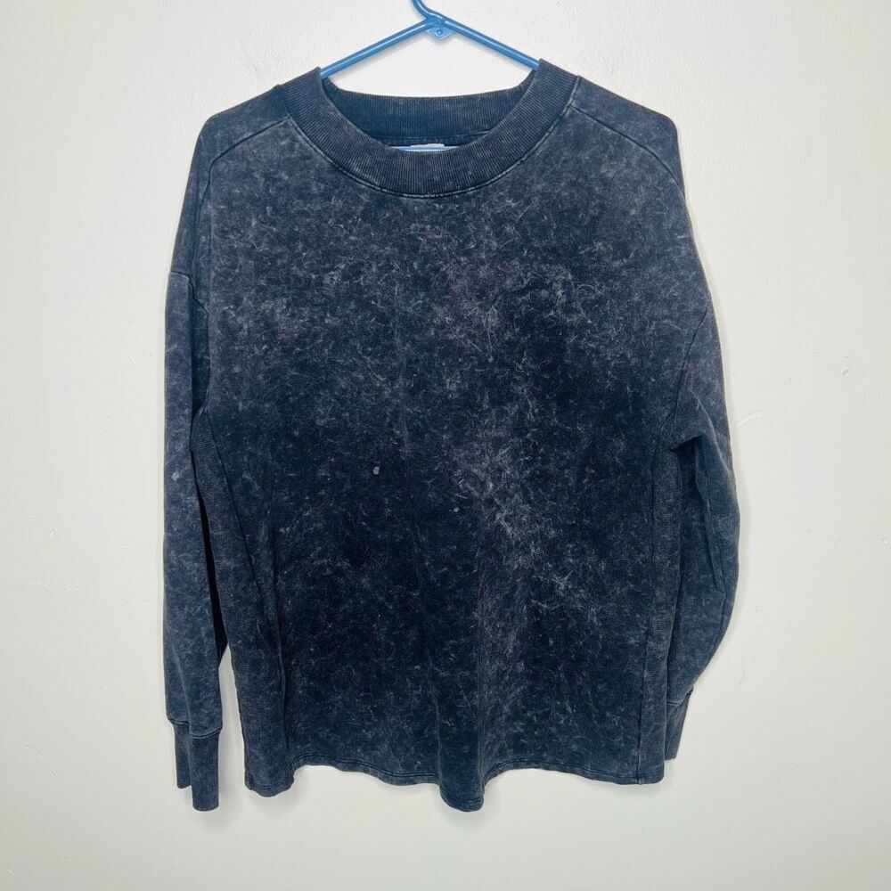 All in Motion Black Acid Washed Sweatshirt